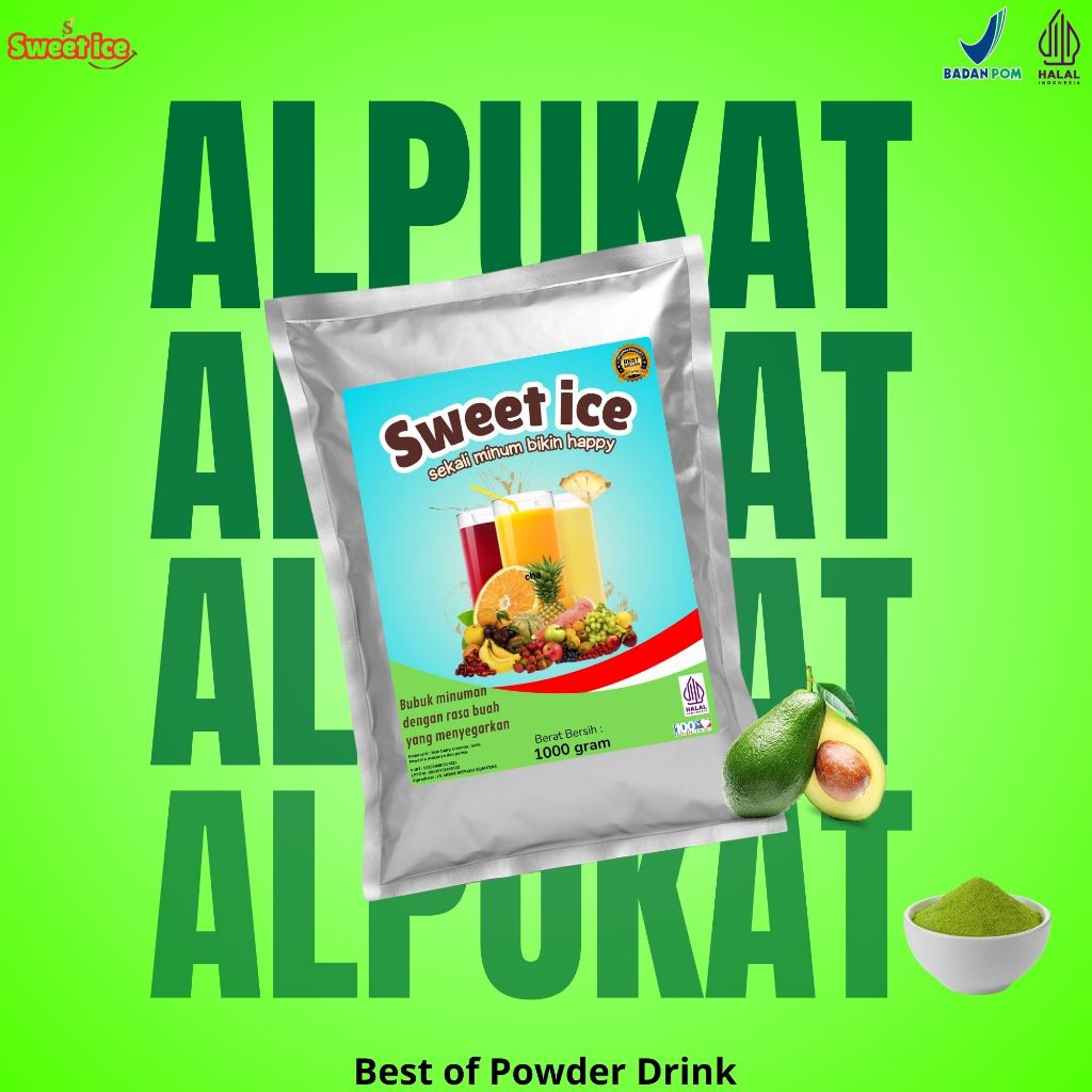 

Bubuk Minuman Powder Ekonomis Aneka Lokal Avocado Termurah Serbuk Buah Kekinian Rasa Alpukat