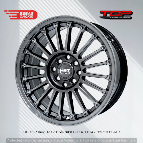 Velg Mobil Avanza Xenia Wuling Binguo Jari Jari Termurah HSR JJC R16 Original Lebar 7 Inch