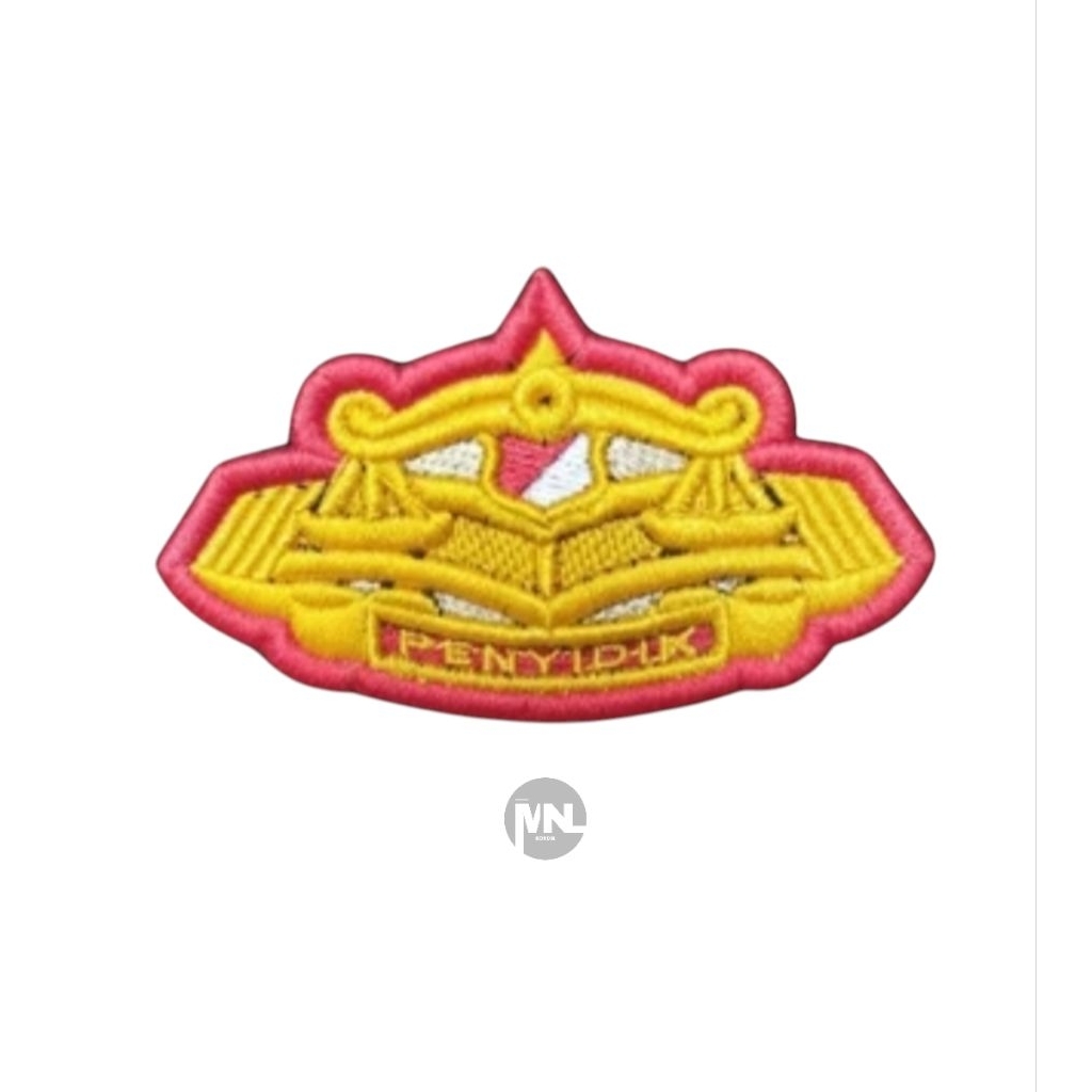 Bordir Atribut Polri /Penyidik Polri Bordir Timbul