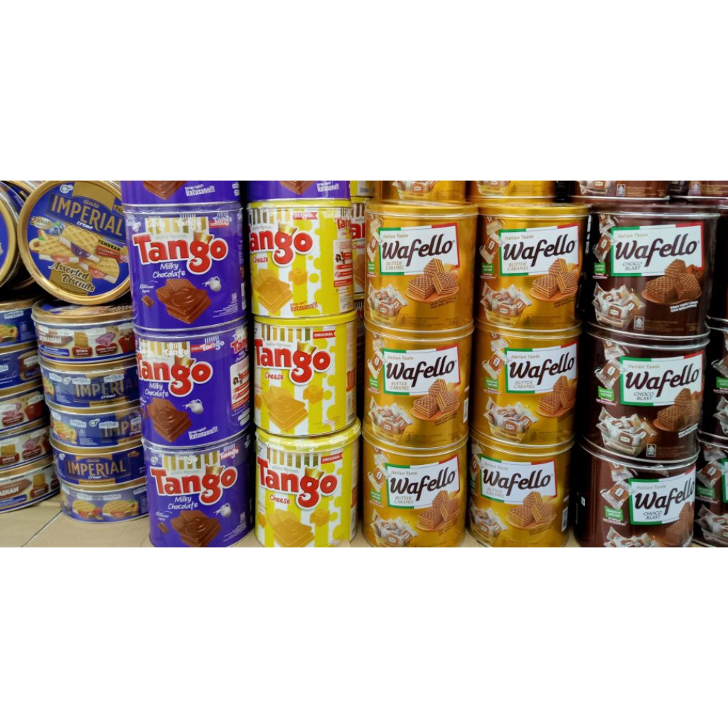 

Tango wafer cokelat kaleng 200 gram