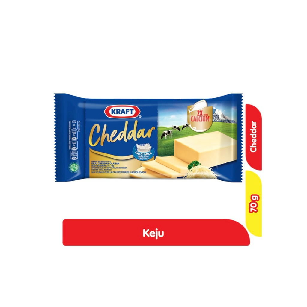 

KRAFT Keju Cheddar 70 g