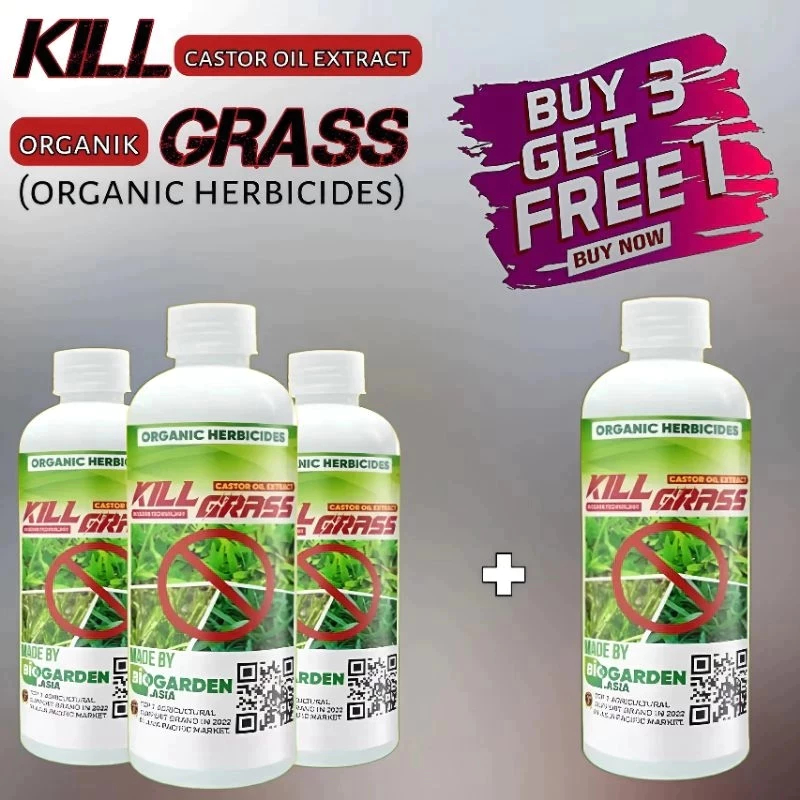 Beli 3 Gratis 1 Kill Grass Herbisida Efektif || Kill Grass Biologis Pembasmi Gulma 12 Bulan