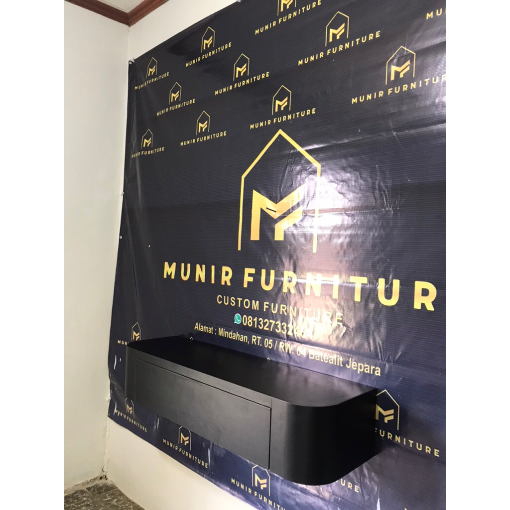 meja tivi - meja gantung tivi - meja rias minimalis