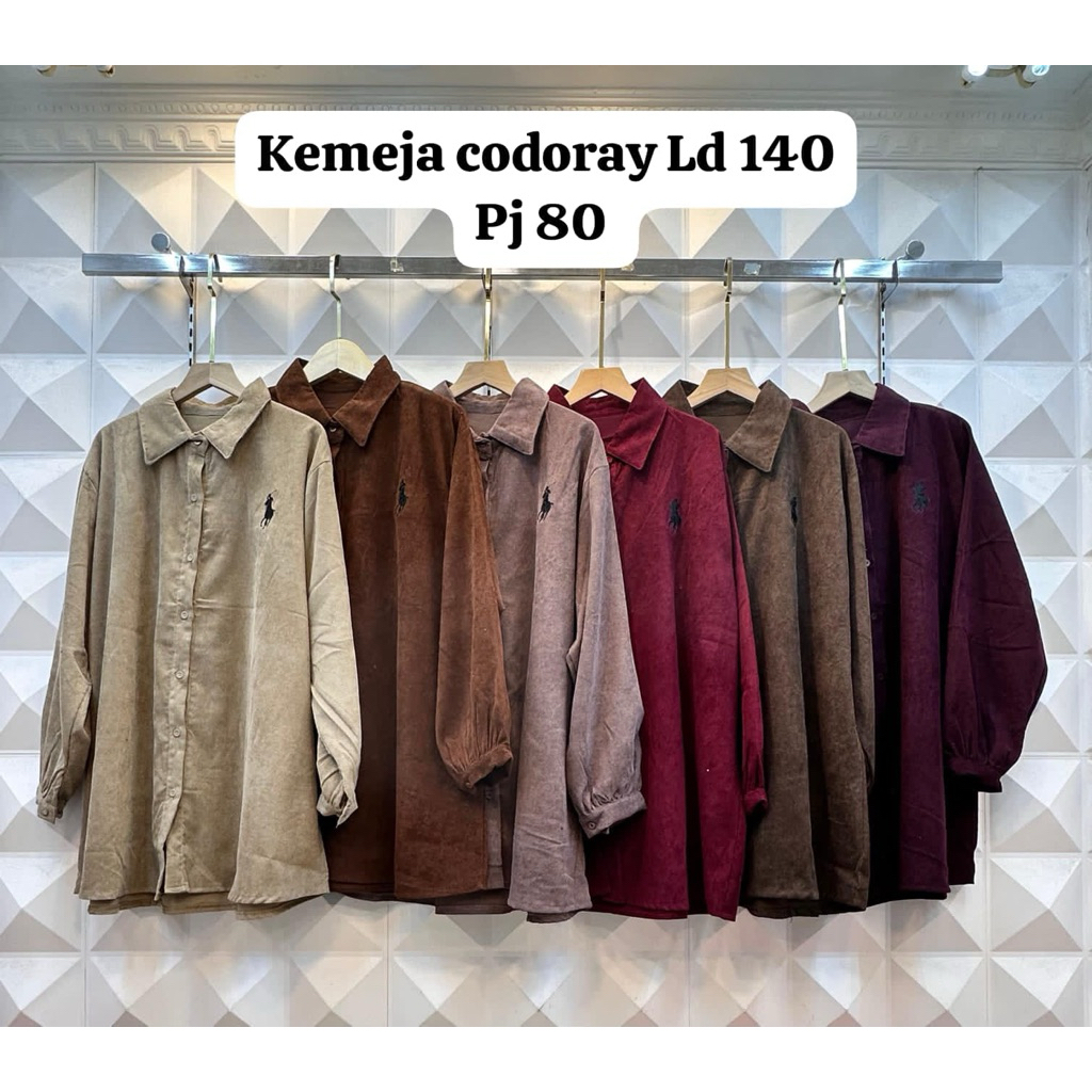 BLOUSE / ATASAN / KEMEJA TERHITZ UKURAN JUMBO LD 140cm