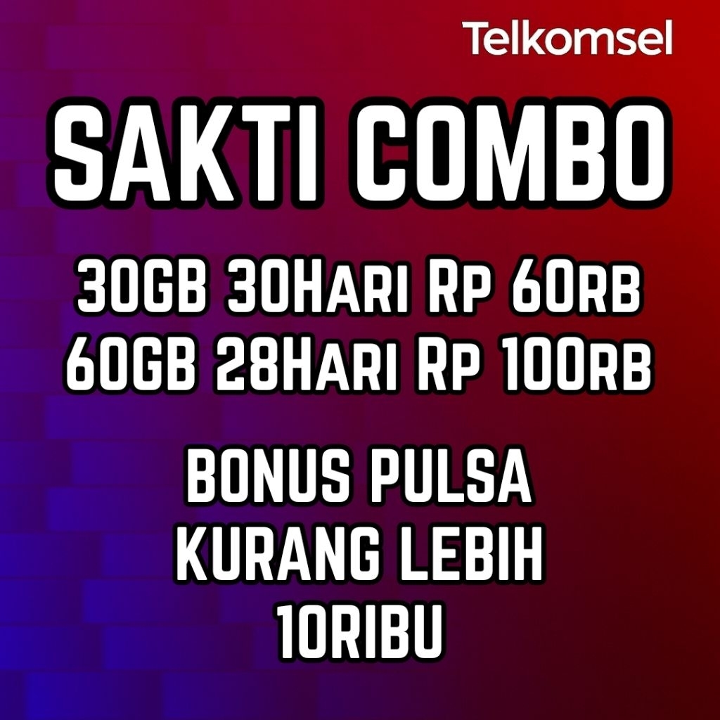 PERDANA TELKOMSEL SAKTI COMBO INTERNET MURAH