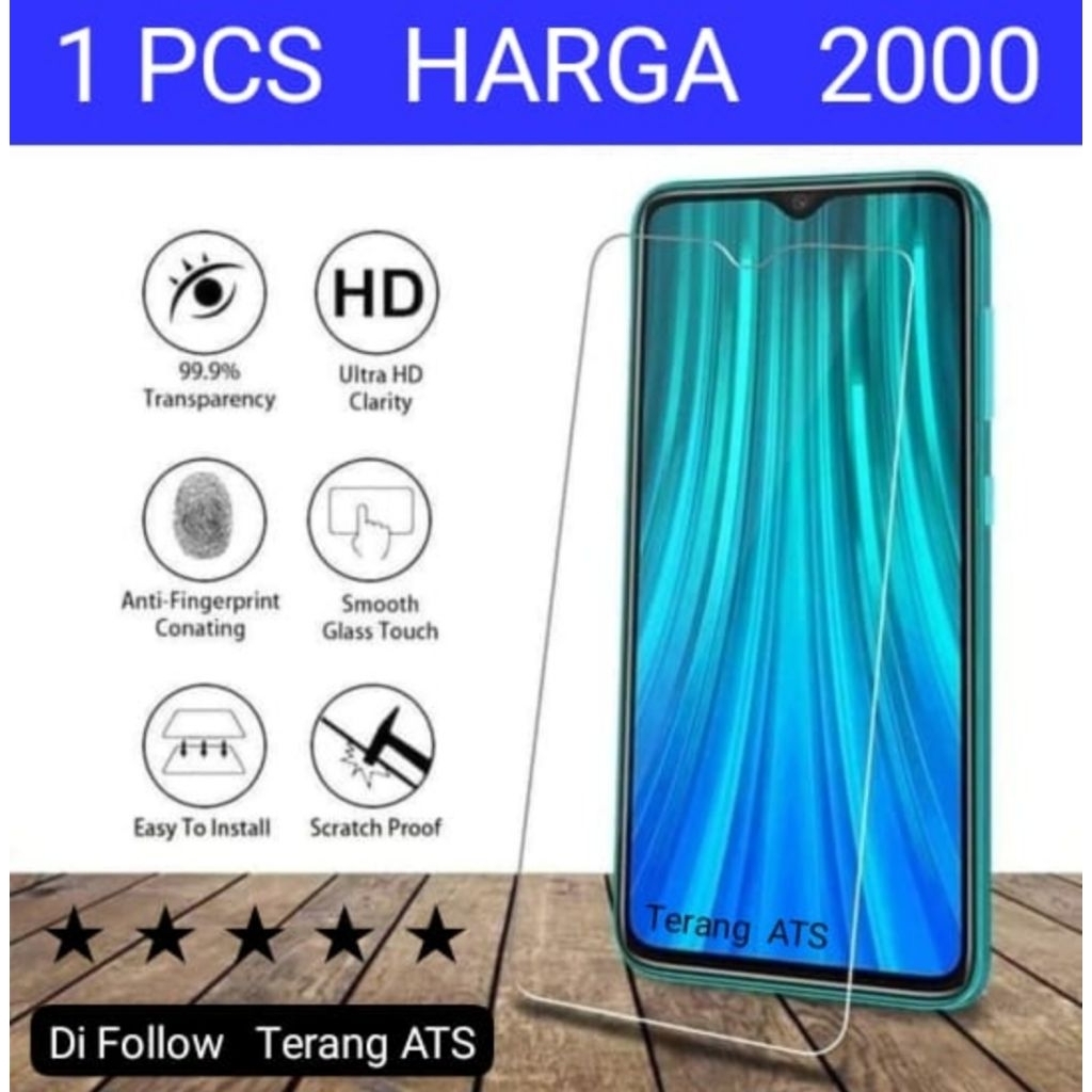 Tempered Glass Bening Redmi 7 Redmi 8 Redmi 8a Redmi 8a Pro TG ANTI GORES KACA TEMPERED GLASS REDMI 