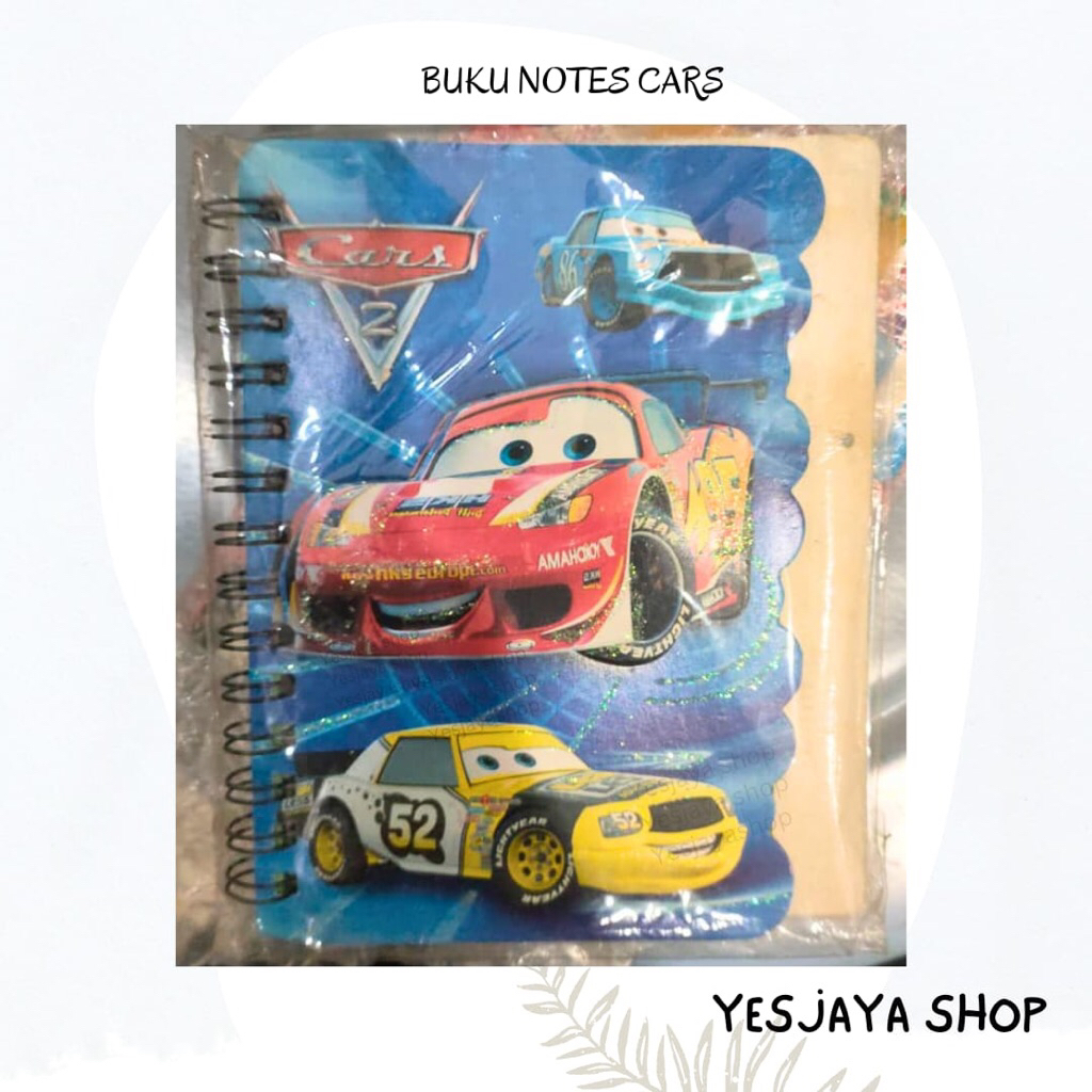 

{1pc} Buku Notes Cars