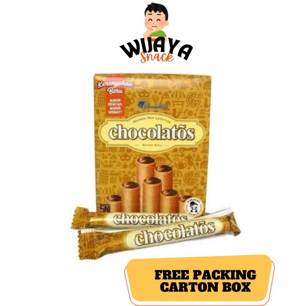 

chocolatos roll mini pack | 1 box isi 24 pcs