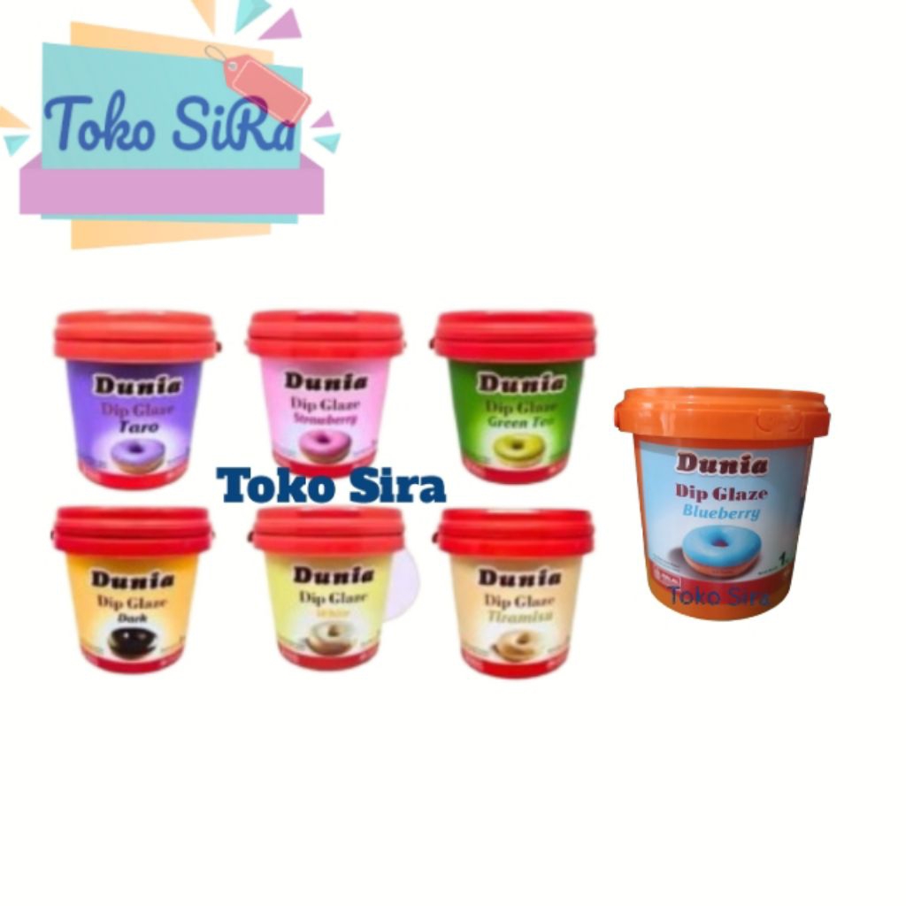 

Dunia Dip Glaze ECO 1kg - Dip Glaze Dunia ECO 1kg - glaze murah