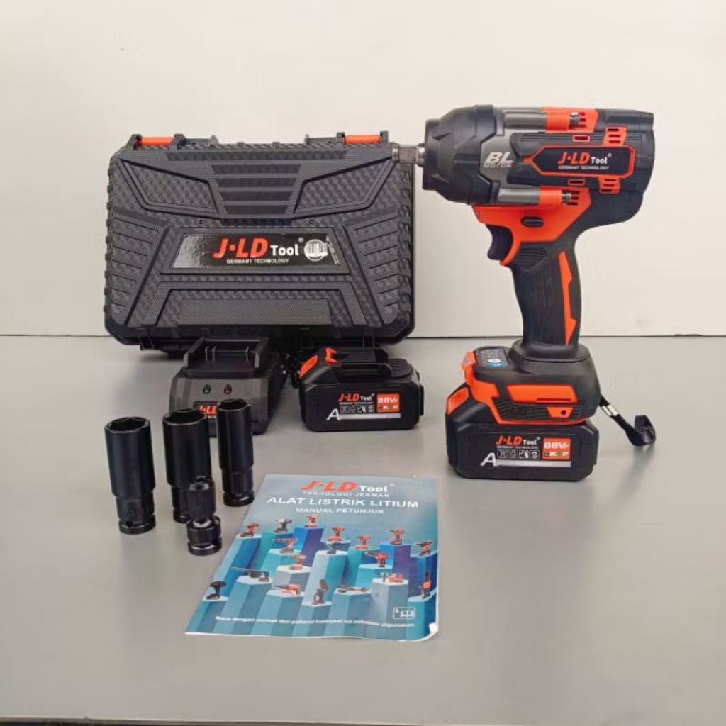 Tecnic_Capital Jld Impact Wrench Super Jumbo 1/2 Inch 700 Nm Brushless Impact Pembuka Baut Jld