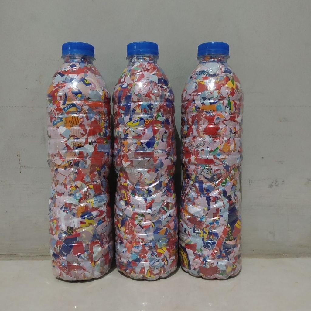 Ecobrick Al Ma Soem 600ml 200-250gram Potongan Kecil Padat (Minimal Pembelian 3pcs)
