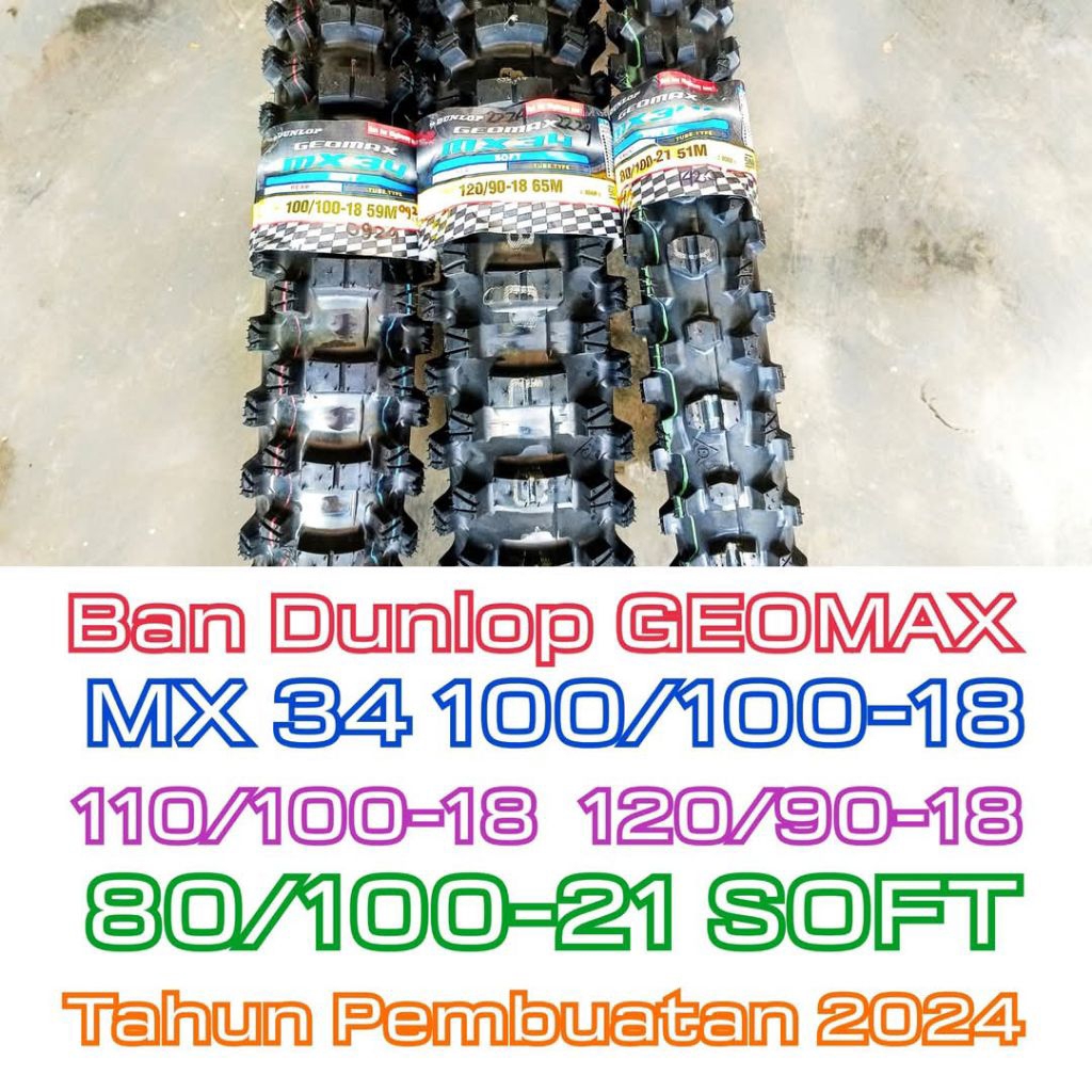 Ban TRAIL Dunlop GEOMAX MX 34 PREMIUM