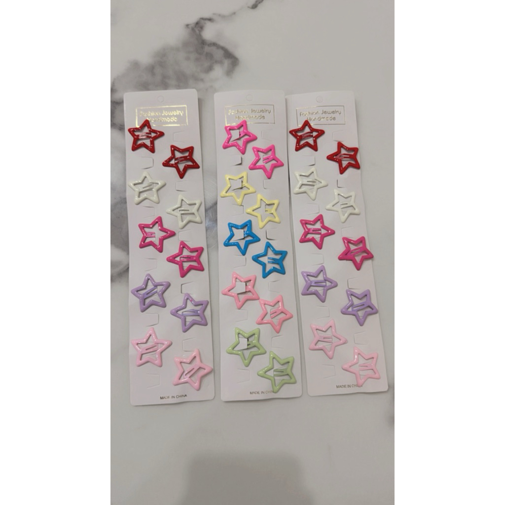 Jepit bintang jepit rambut korea aksesoris rambut korea ikat rambut