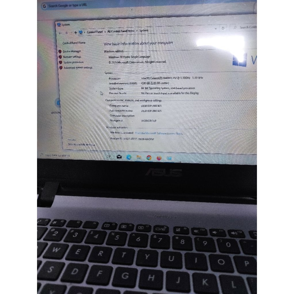 LAPTOP ASUS A407M (SECOND)