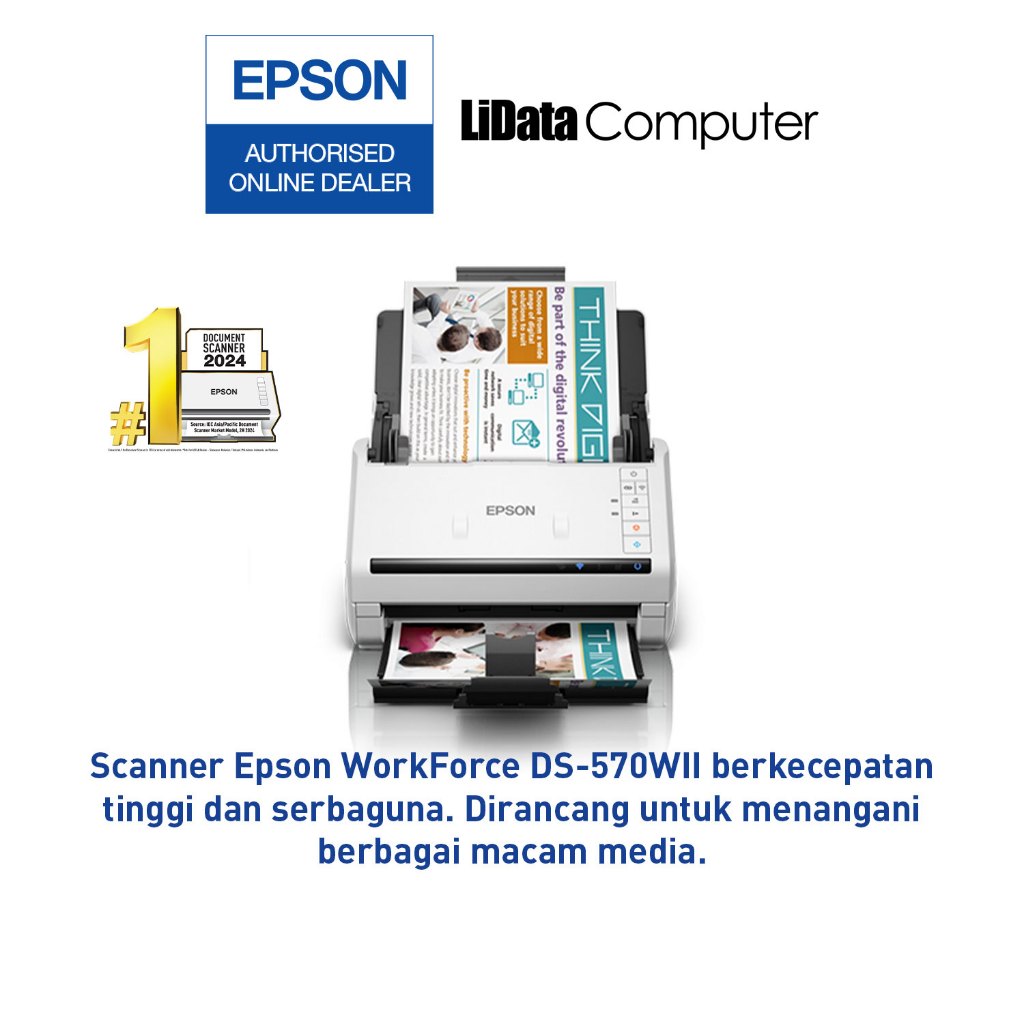 EPSON Scanner DS-570W II | Scanner EPSON | Workforce Scanner WIFI
