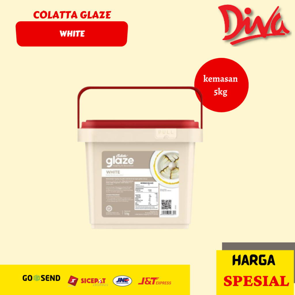 

Colatta Glaze White - Bahan Pelapis Rasa Vanilla 5Kg