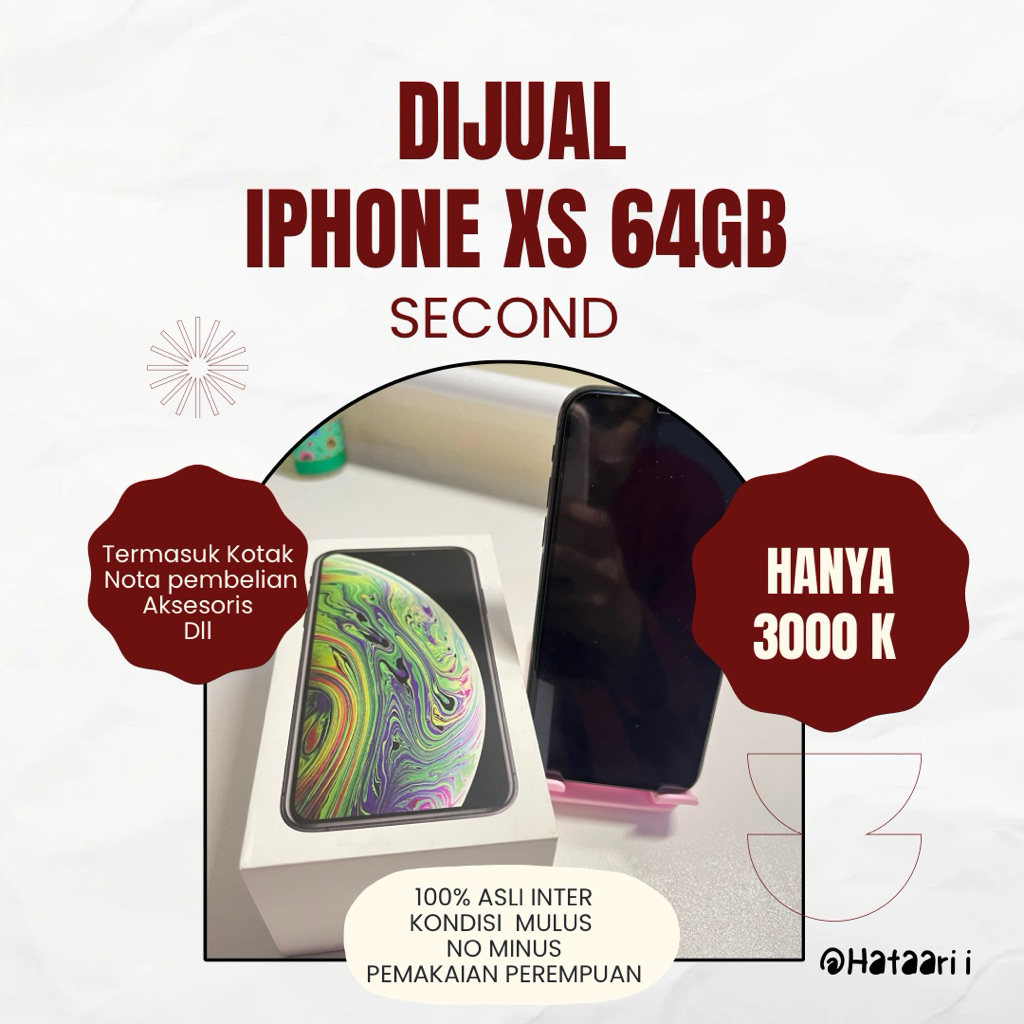 [Second] Iphone Xs 64GB