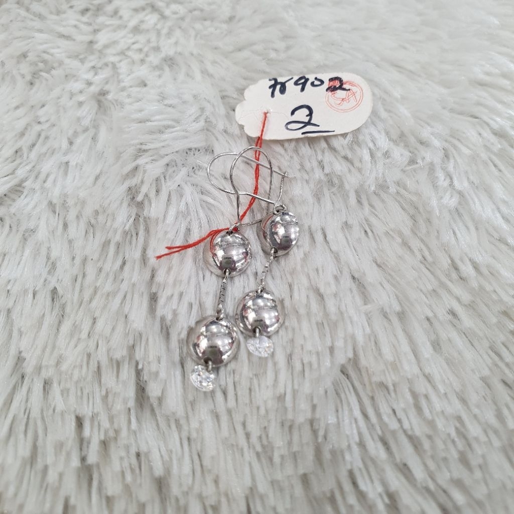 anting kait ad 1 whitegold emas kadar 75% berat 2gram