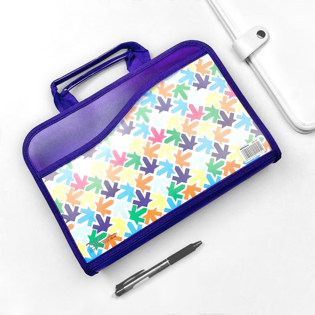 

TAS DOKUMEN A5 UNGU TUA / ZIPPER BAG DOCUMENT A5 UNGU TUA
