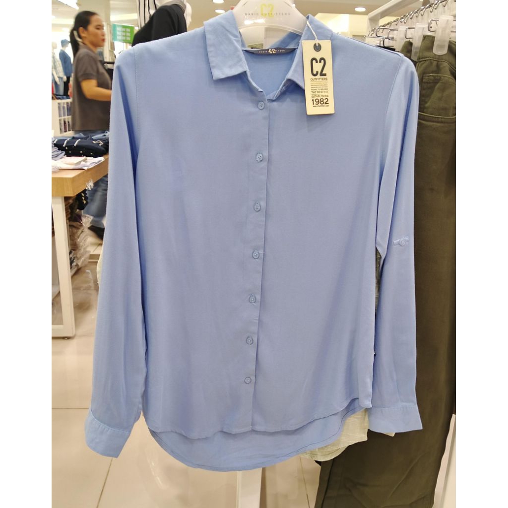 C2 KEMEJA WANITA LENGAN PANJANG ORIGINAL