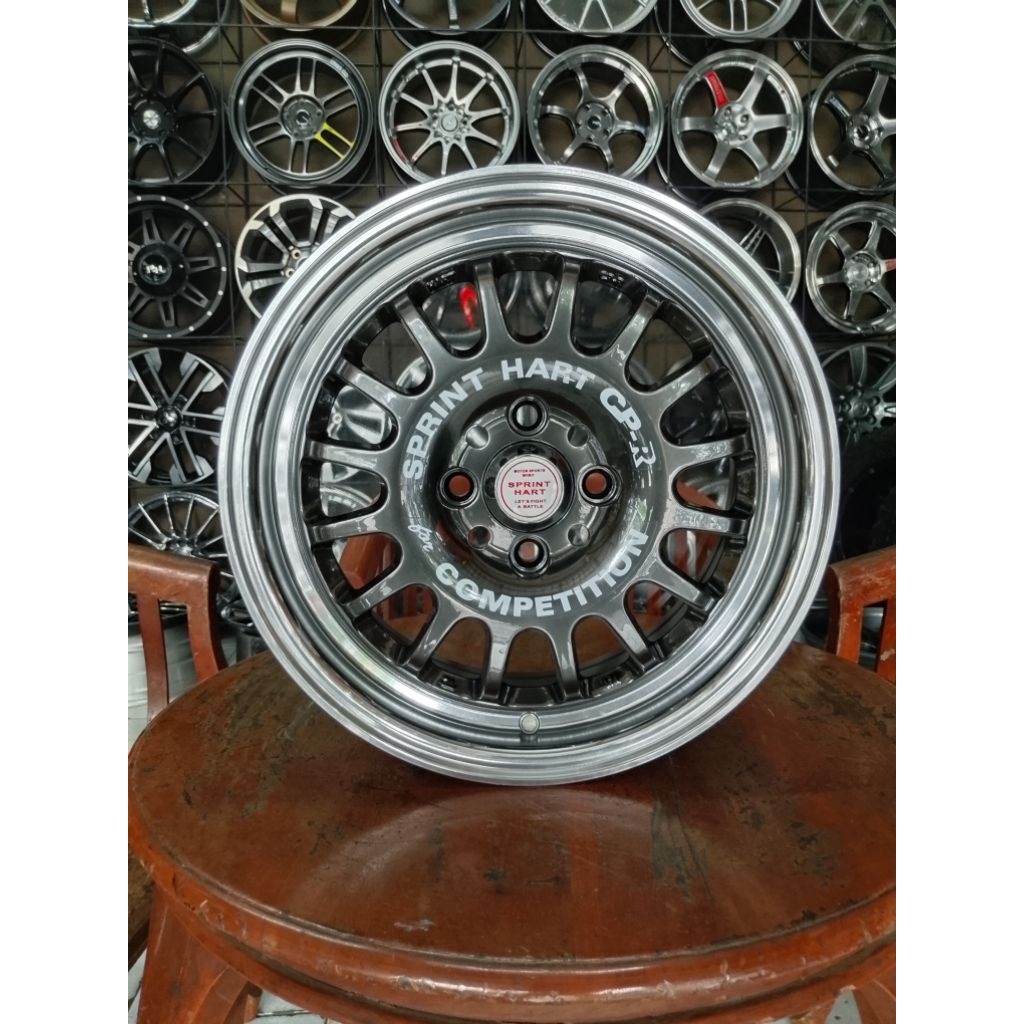 Velg Mobil Racing Rally R15x65 H4x100 et 35 Gml