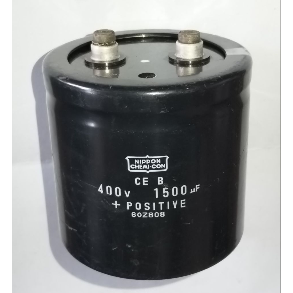 ELCO 400V 1500UF T 7.5CM D 7.7CM BEKAS
