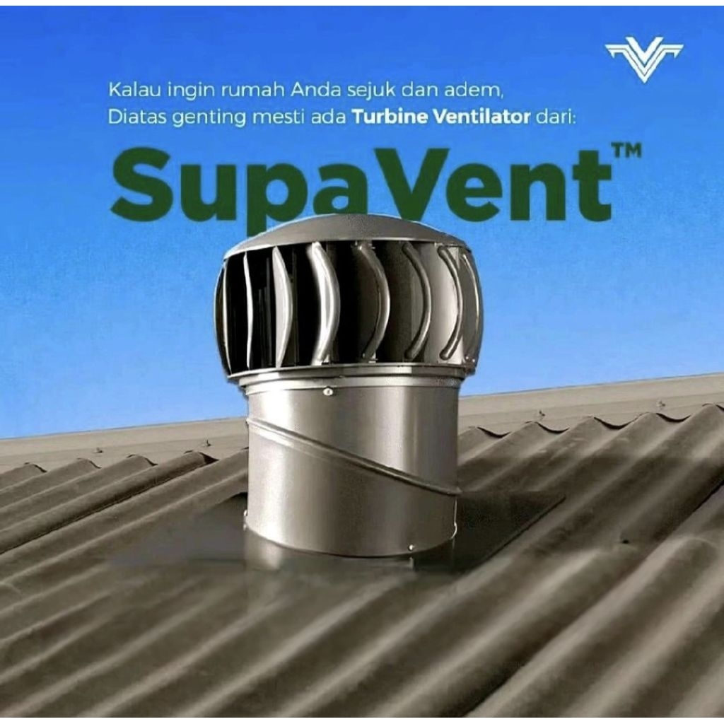 Turbin Ventilator SupaVent Pabrik Rumah Gudang