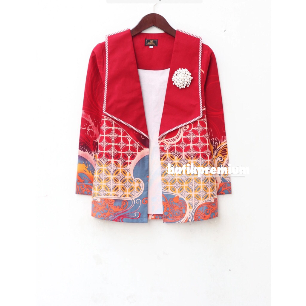 ATASAN BLAZER BATIK WANITA