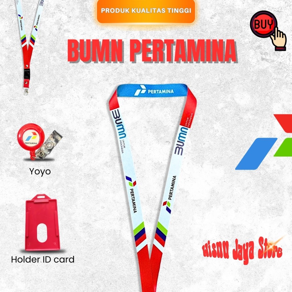 

LANYARD TALI ID CARD BUMN PERTAMINA TERBARU | LANYARD PERTAMINA GROSIR TERMURAH & BERKUALITAS