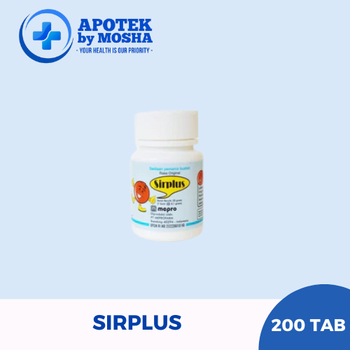 Sirplus Tablet Original / Pemanis Buatan / Gula untuk puyer / Campuran Obat Anak