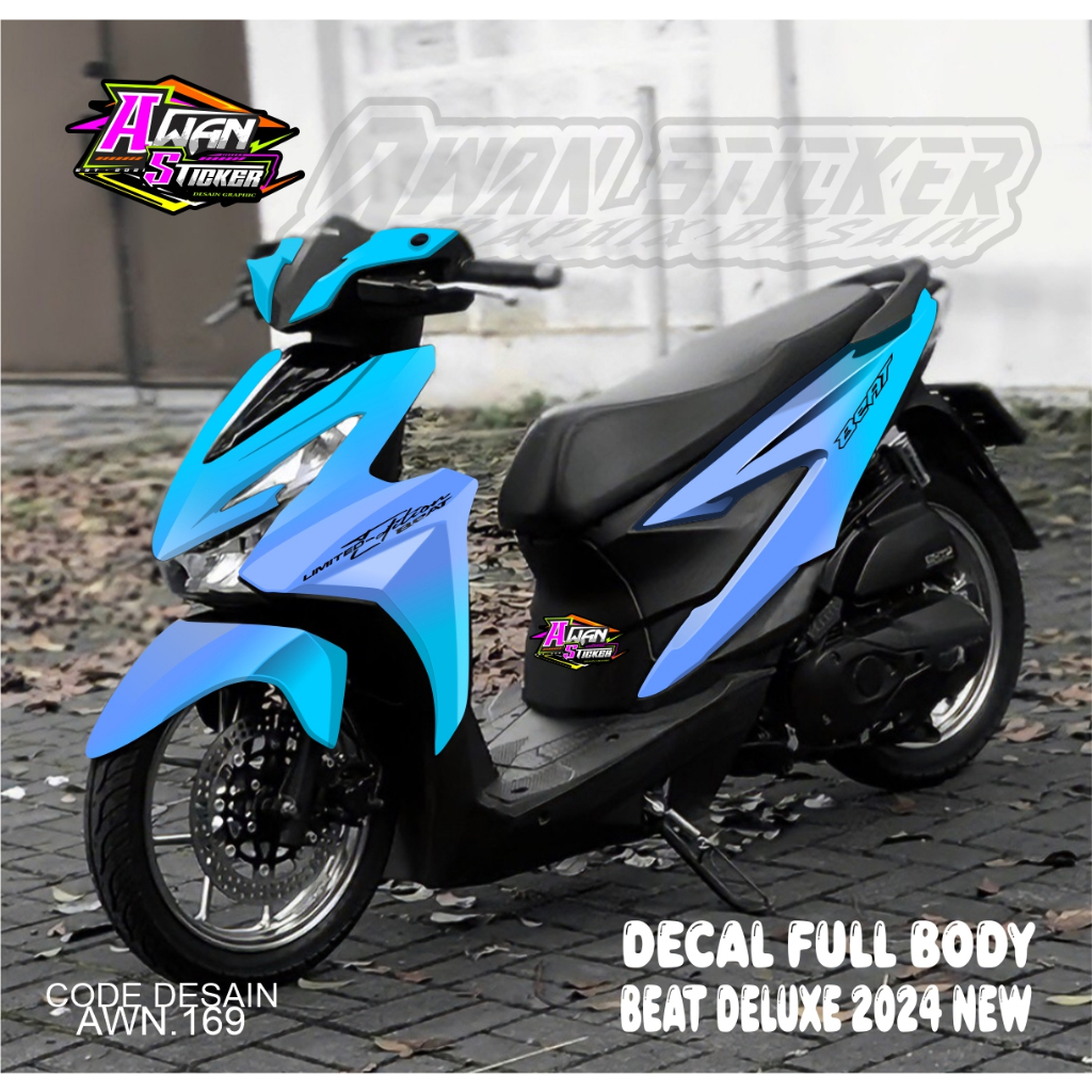 (COD) TERBARU Decal Sticker Beat DELUXE STREET  Full body AWN.169