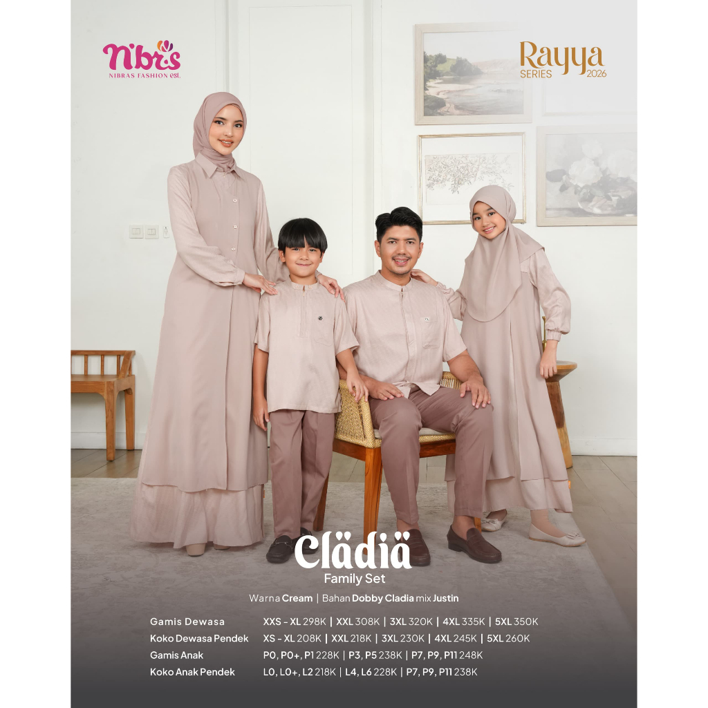 RAYYA SERIES 2026 NIBRAS | CLADIA DIARAYYAKU 2026 NIBRAS | NIBRAS FASHION | NIBRAS COLLECTION