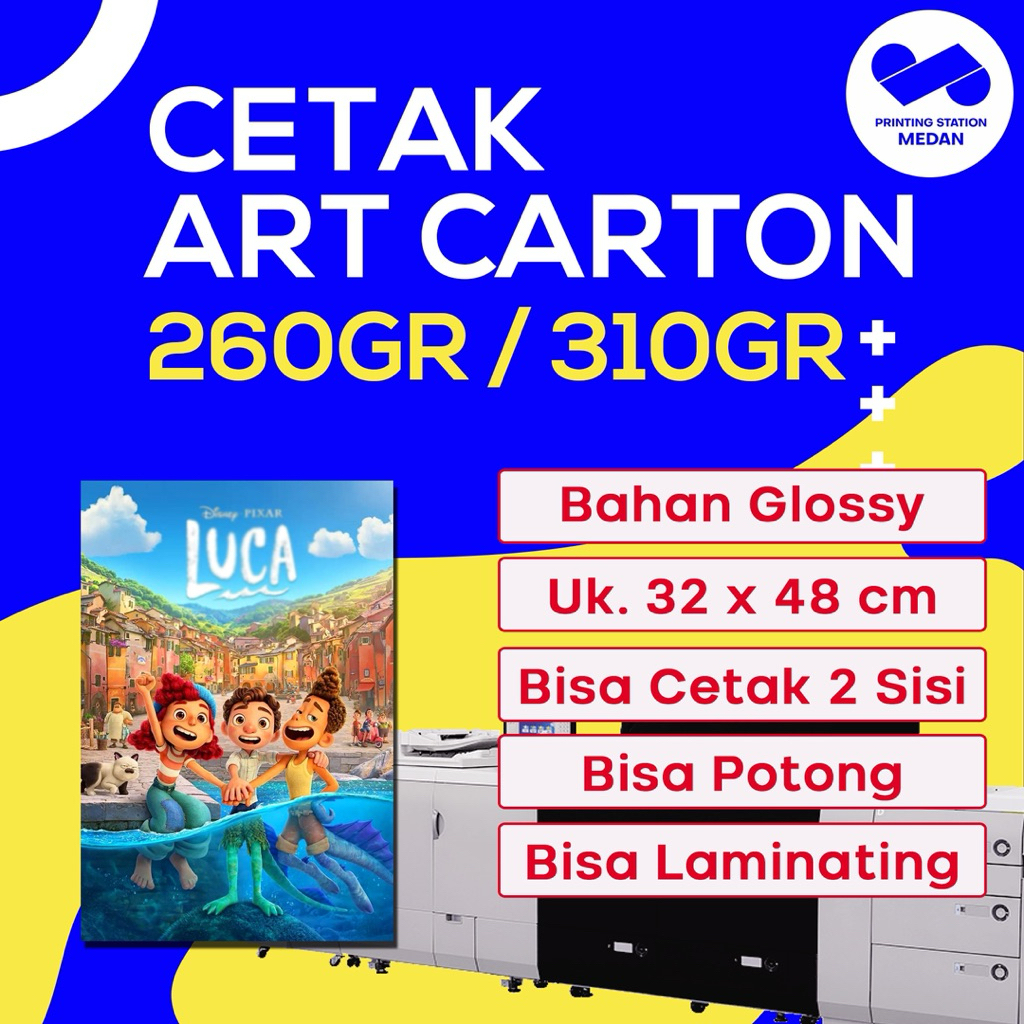 

CETAK ART CARTON A3+ | Art Paper | POSTER 260gsm-310gsm