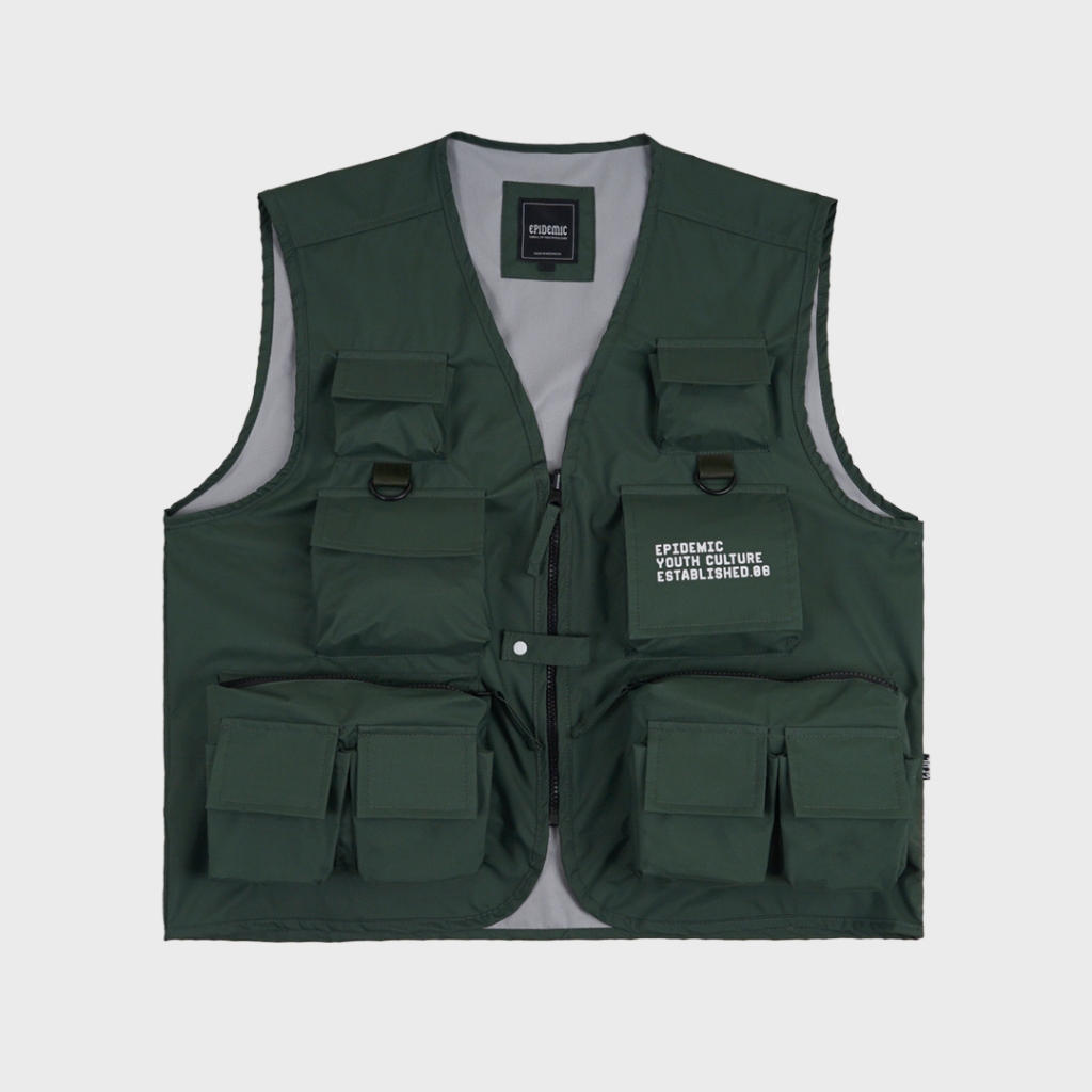 Epidemic Tactical Vest | Rompi Peacock Pine Green
