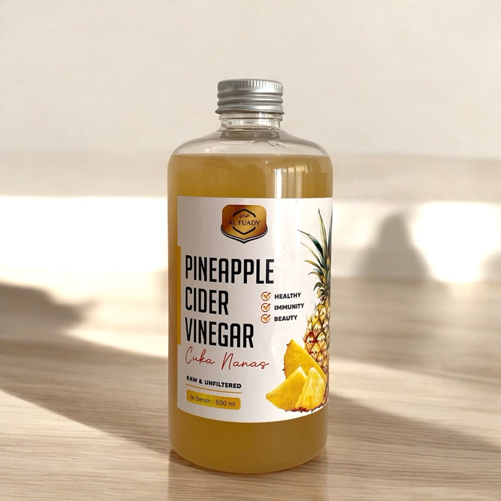 

Cuka Nanas 500ml | Pineapple Cidder Vinegar 500m | Cuka Nanas With Mother 500ml | Cuka Nanas Al Fuady
