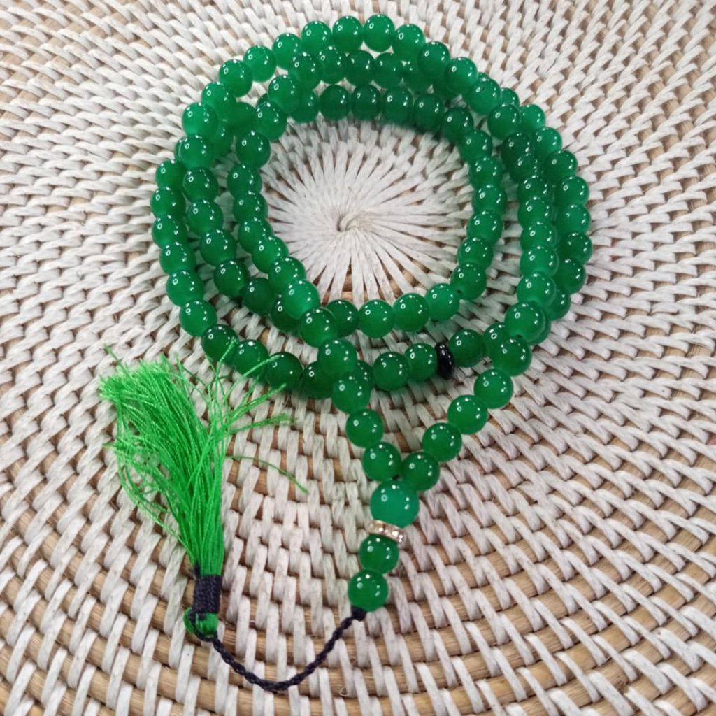 Tasbih 99 batu giok Aceh