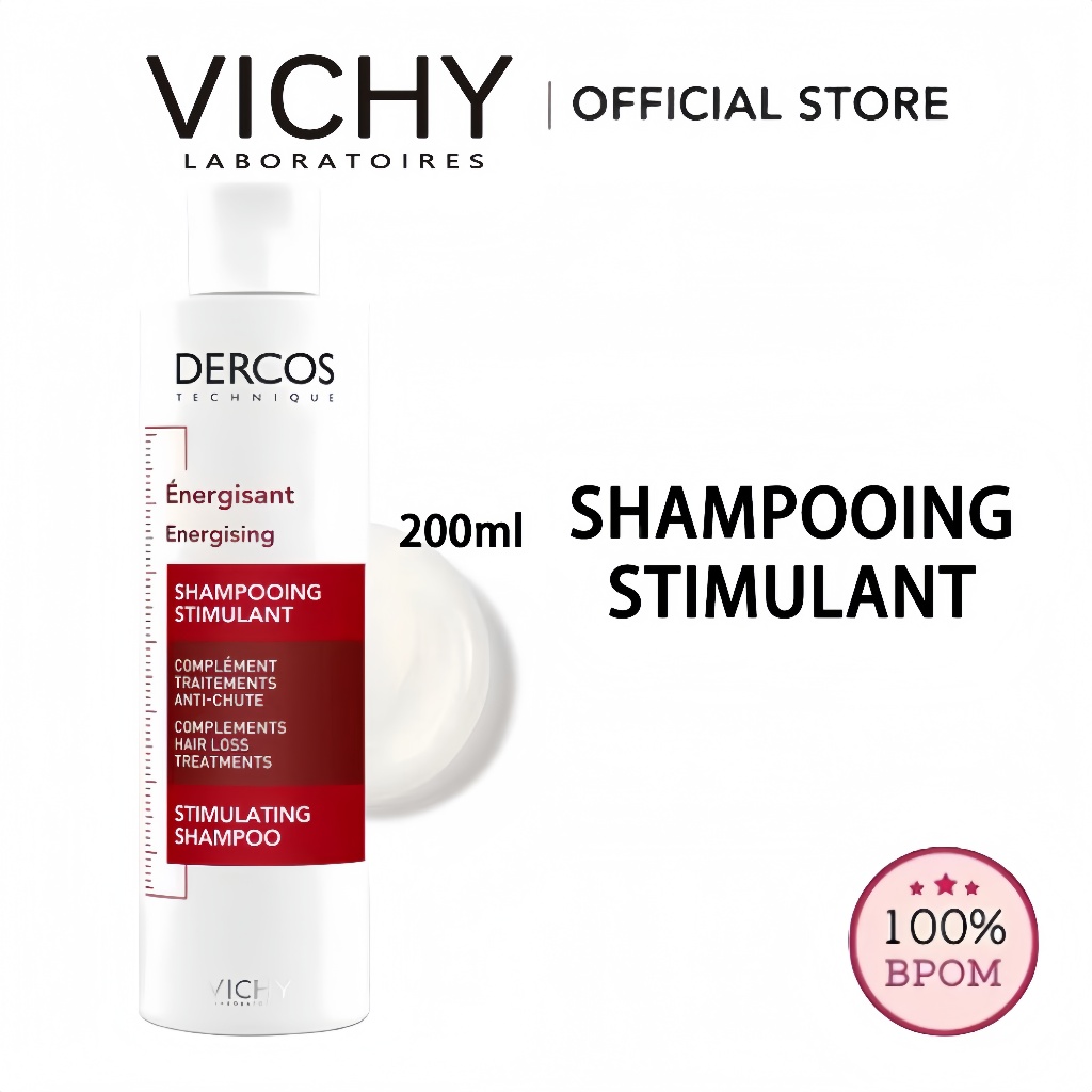 Vichy Dercos Shampoo 200ML, Vichy Dercos Aminexil, Anti Dandruff Hair Loss Densi Solution Vichy Derc
