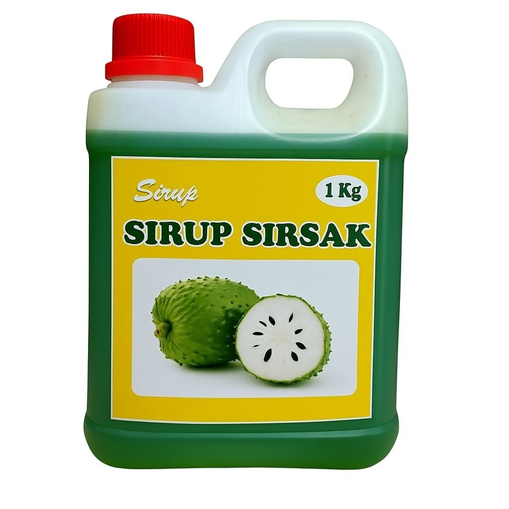 

100 % gula asli 1 kg sirup rasa sirsak tanpa bahan pengawet dan pengental