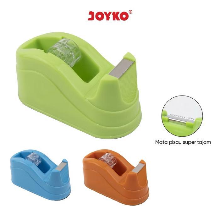 

Alat Potong Selotip Tape Cutter Dual Core Joyko TC-115 Original (1 PCS) / Tape Dispenser Solatip Pemotong Lakban TC 115 Per Pcs