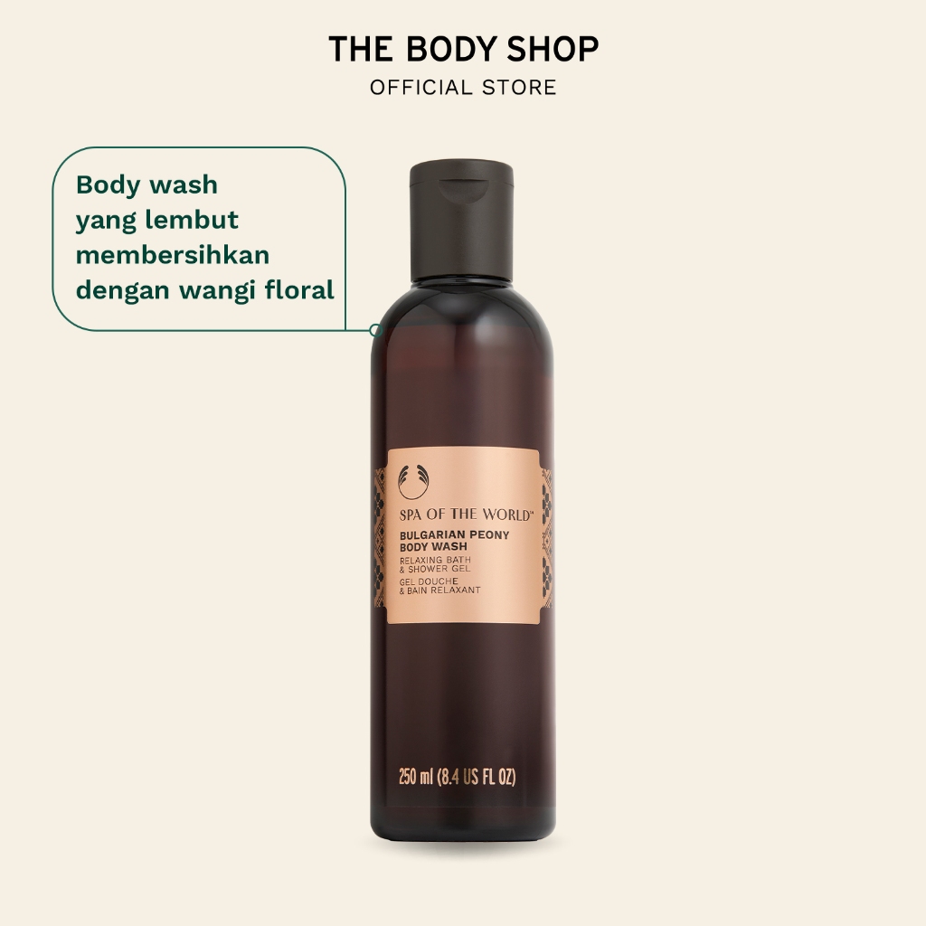 The Body Shop Spa Of The World Bulgarian Peony Body Wash 250ml