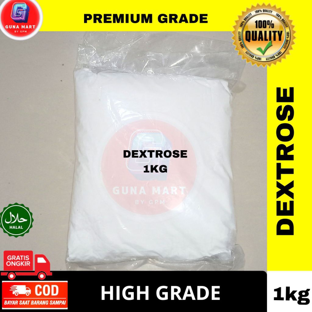 

Gula Halus 1kg / Gula Donat Dingin Tepung / Dextrose Monohydrate