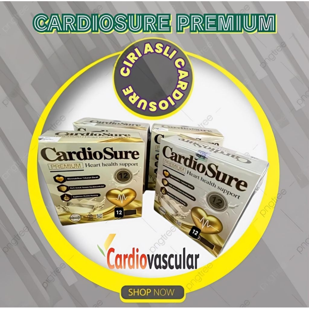 

CARDIOSURE SUSU MEMBANTU MENJAGA KESEHATAN JANTUNG HIPERTENSI KOLESTROL ASAM URAT