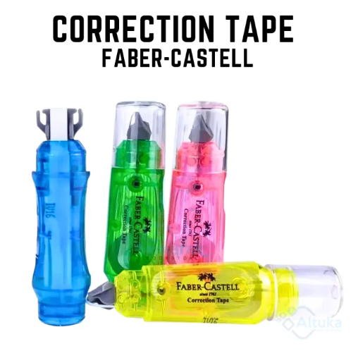 

Faber Castell Mini Correction Tape / Tipe X Faber Castell Berbagai Macam Warna Barrel