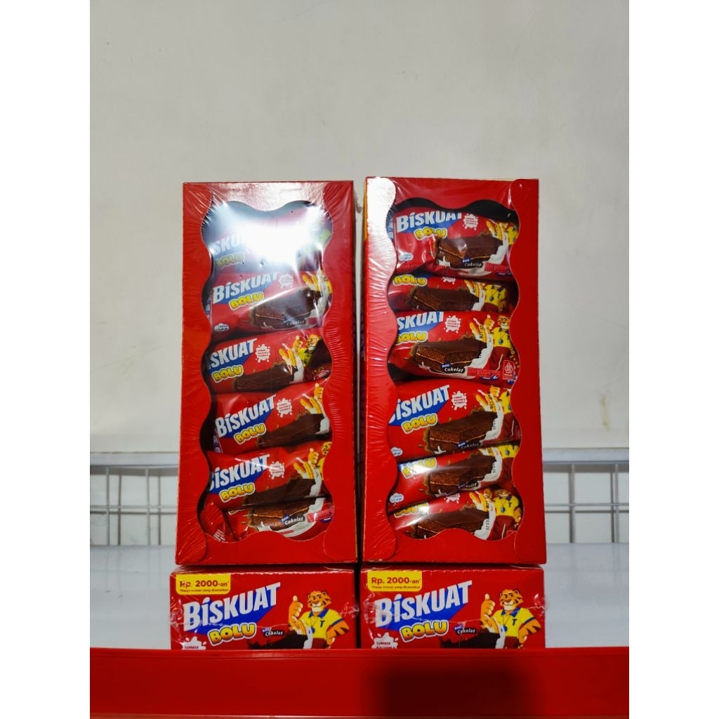 

Biskuat Bolu (1 Box isi 12 pcs)