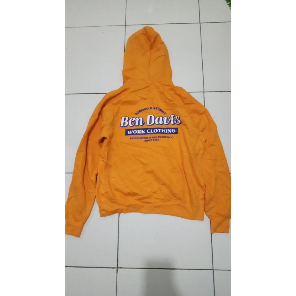 Ben Davis hoodie yellow mustard