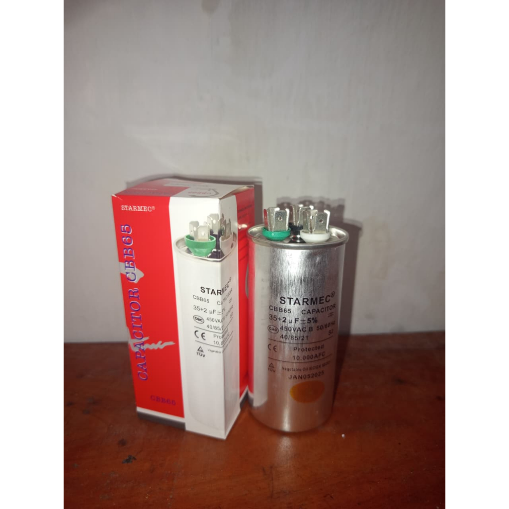 Kapasitor AC STARMENC 35+2 uf