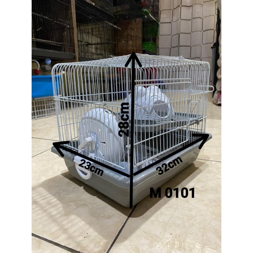 kandang hamster M0101 sesuai gambar 1 set warna random