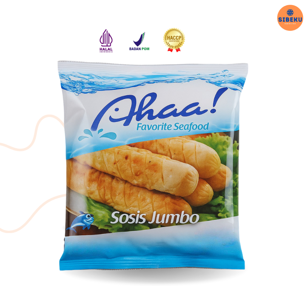 Sosis Jumbo Sosis Ikan Jumbo Tanpa Pengawet & Pewarna 7 Pcs 500gr Frozen Food