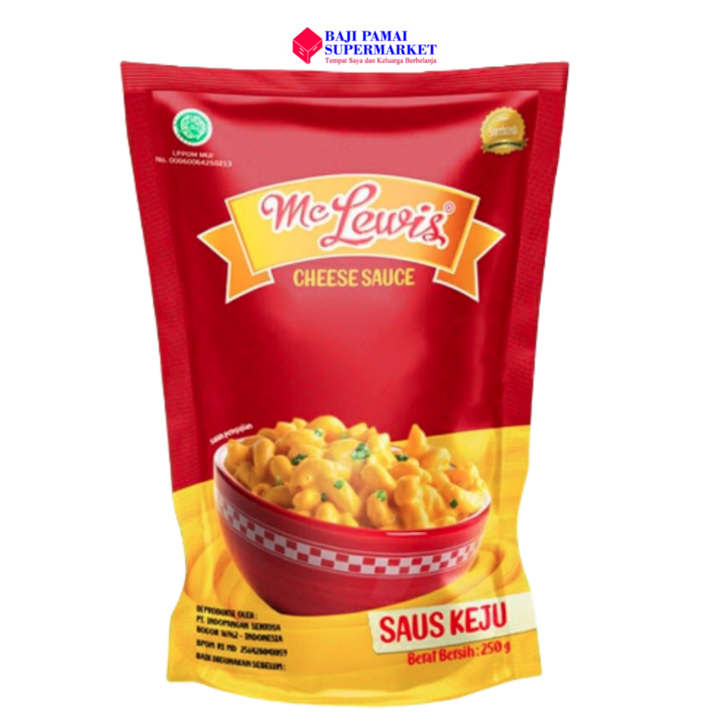 

Mc Lewis Saus Keju 250gr / Saus Instan