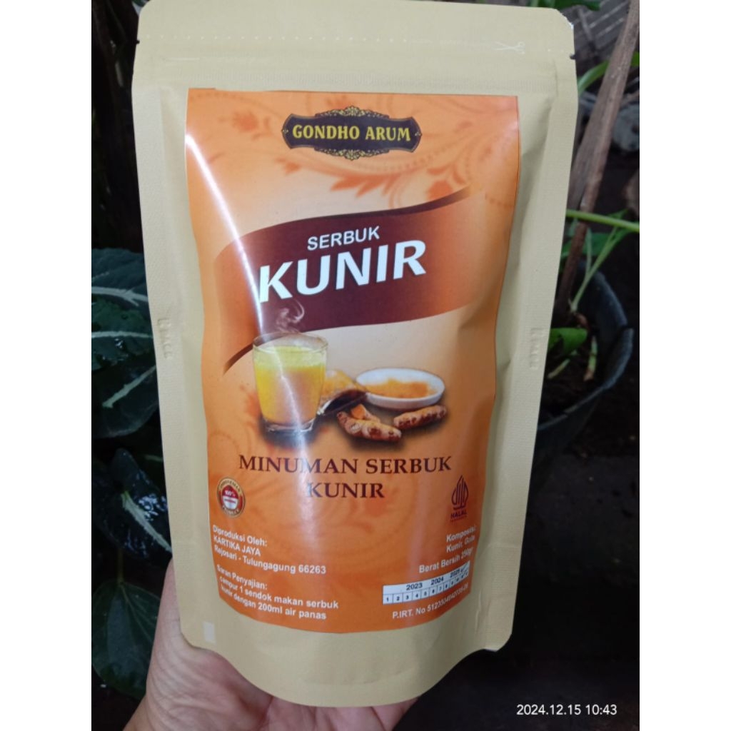 

Minuman Serbuk Kunir 250gram